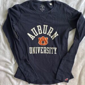 League Navy Blue Auburn University Women's Top